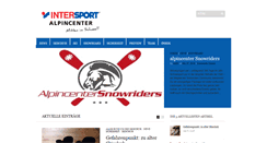 Desktop Screenshot of intersport-alpincenter.de